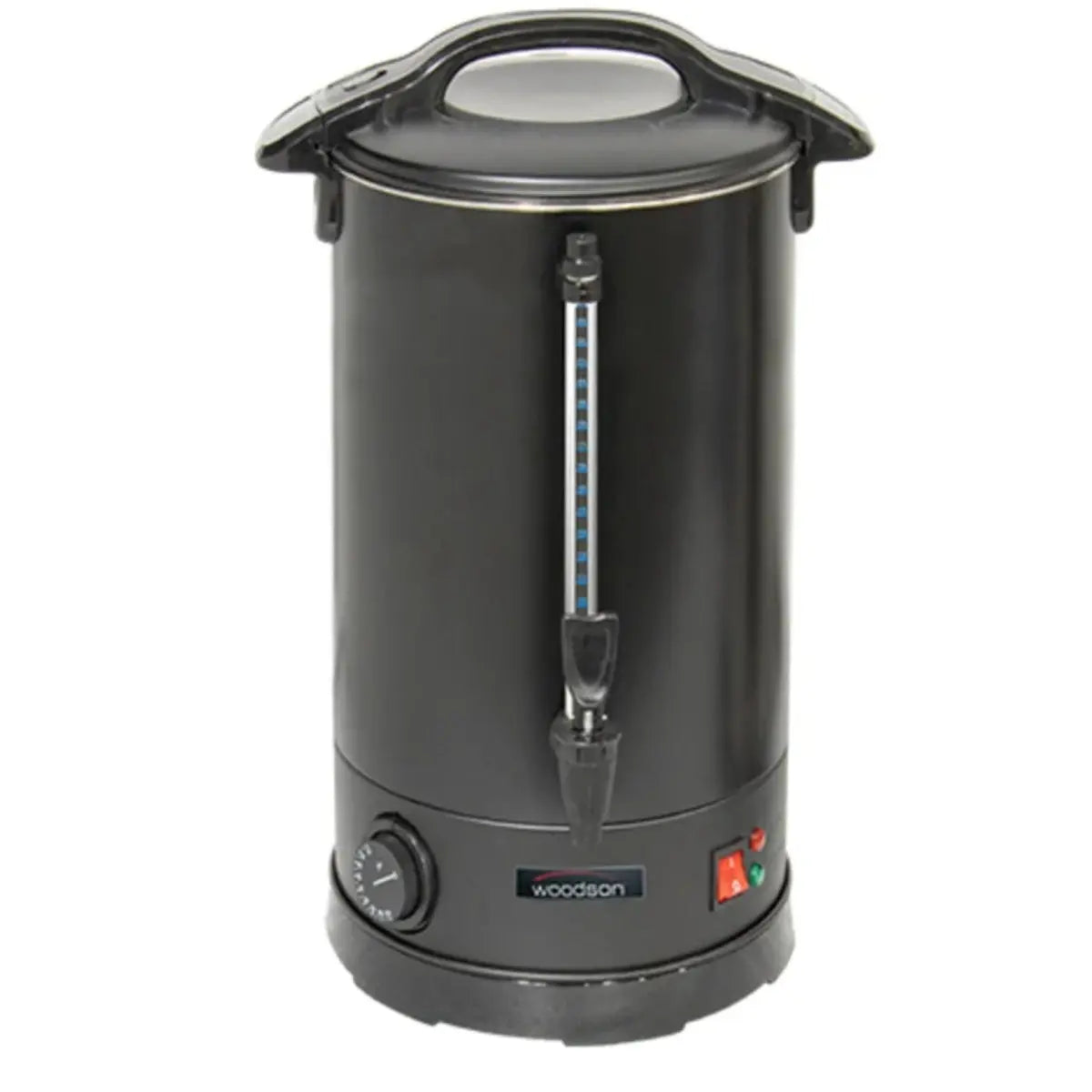 Woodson W.URN20B Black Powdercoat Urn - 20 Litre Woodson