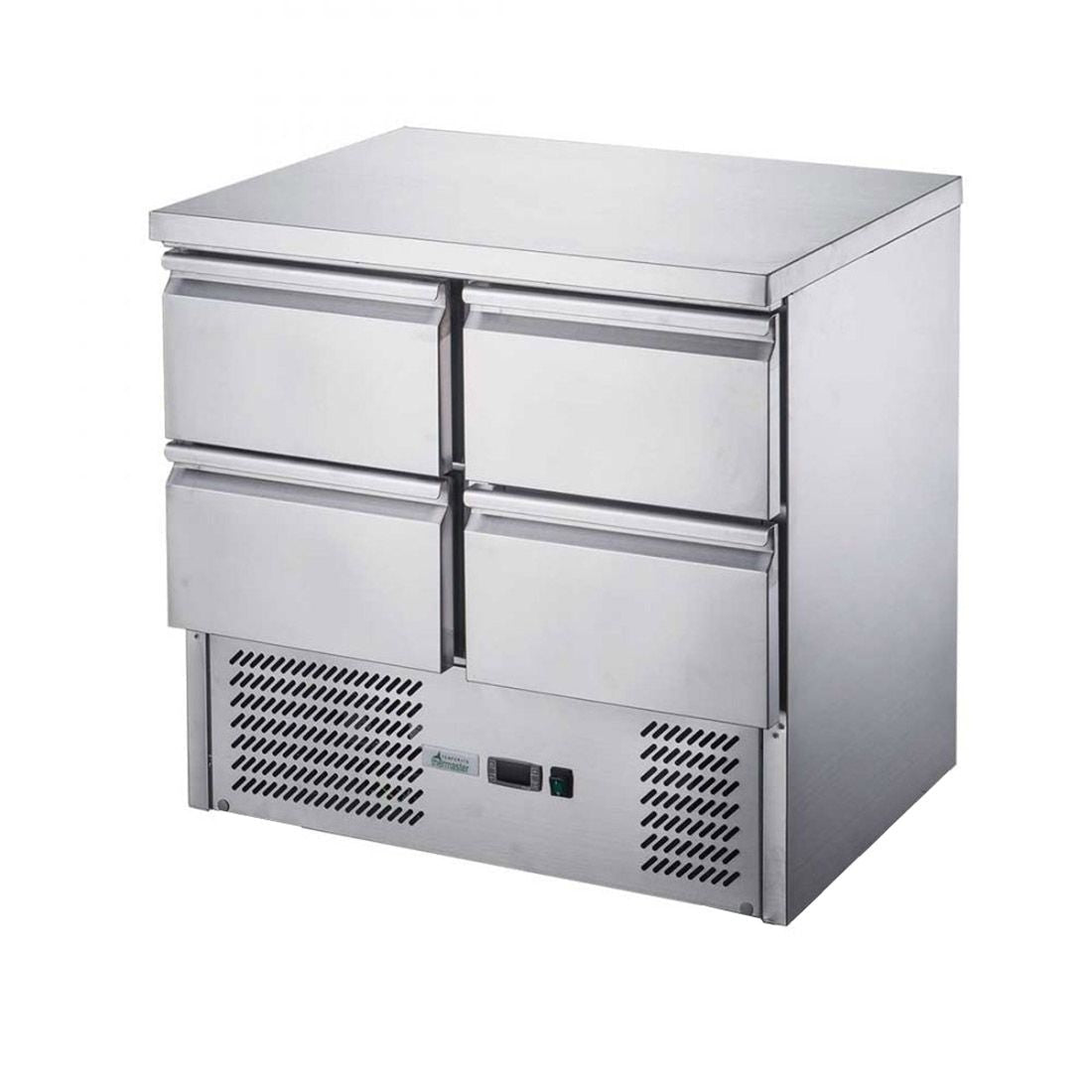 F.E.D. FEDX Four Drawer Compact Workbench Fridge XGNS9004D Mattys