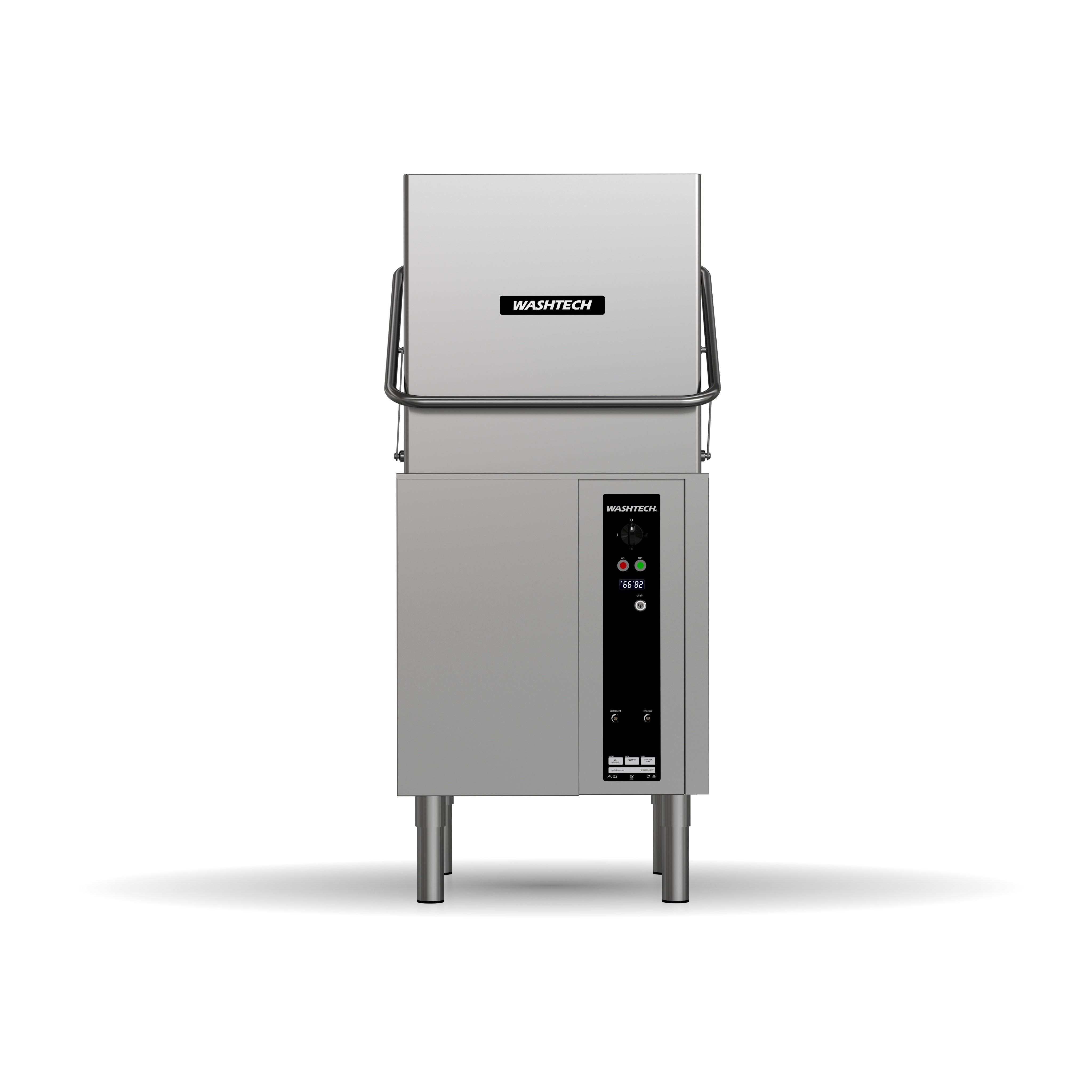 Washtech High Capacity Passthrough Dishwasher 500mm Rack XL