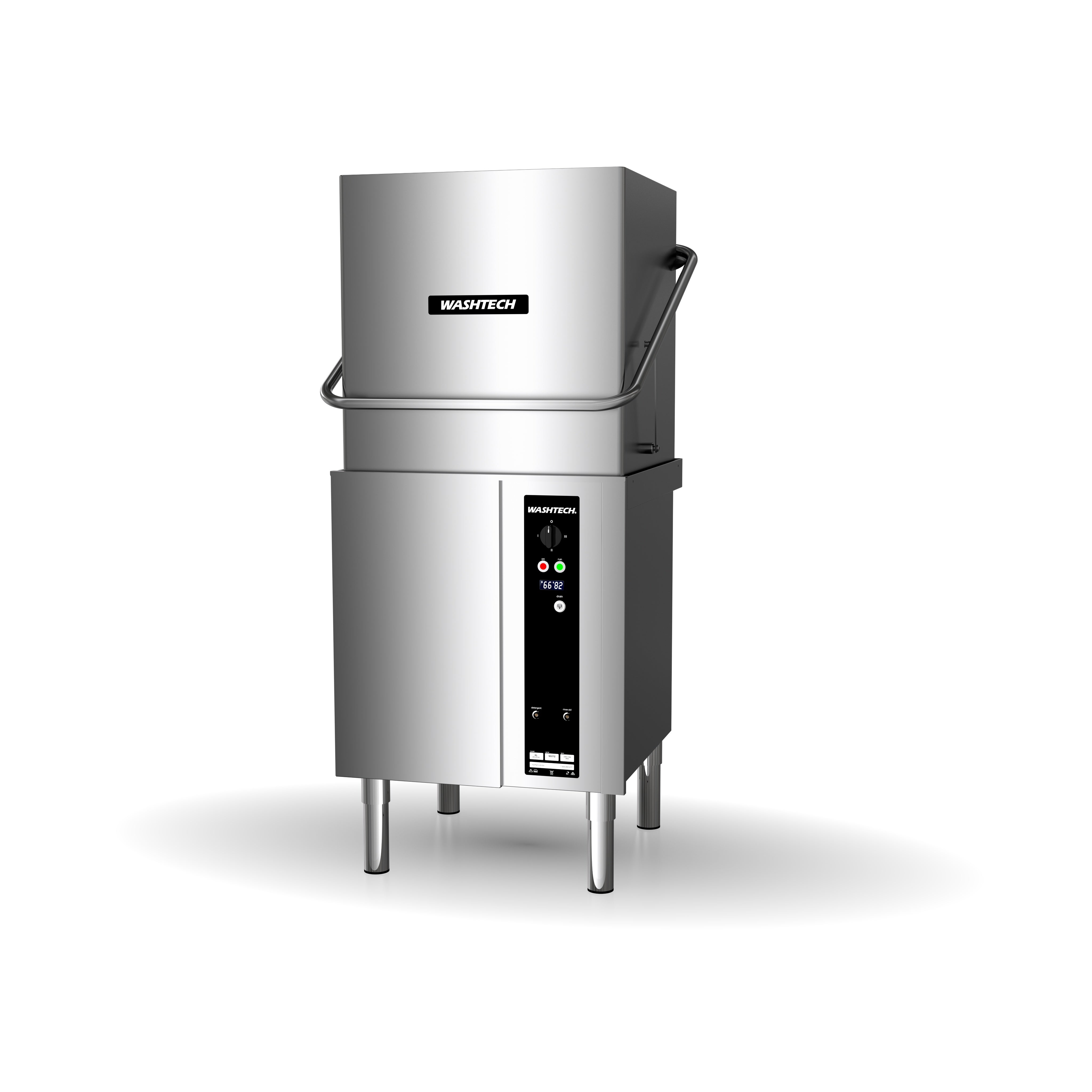 Washtech High Capacity Passthrough Dishwasher 500mm Rack XL