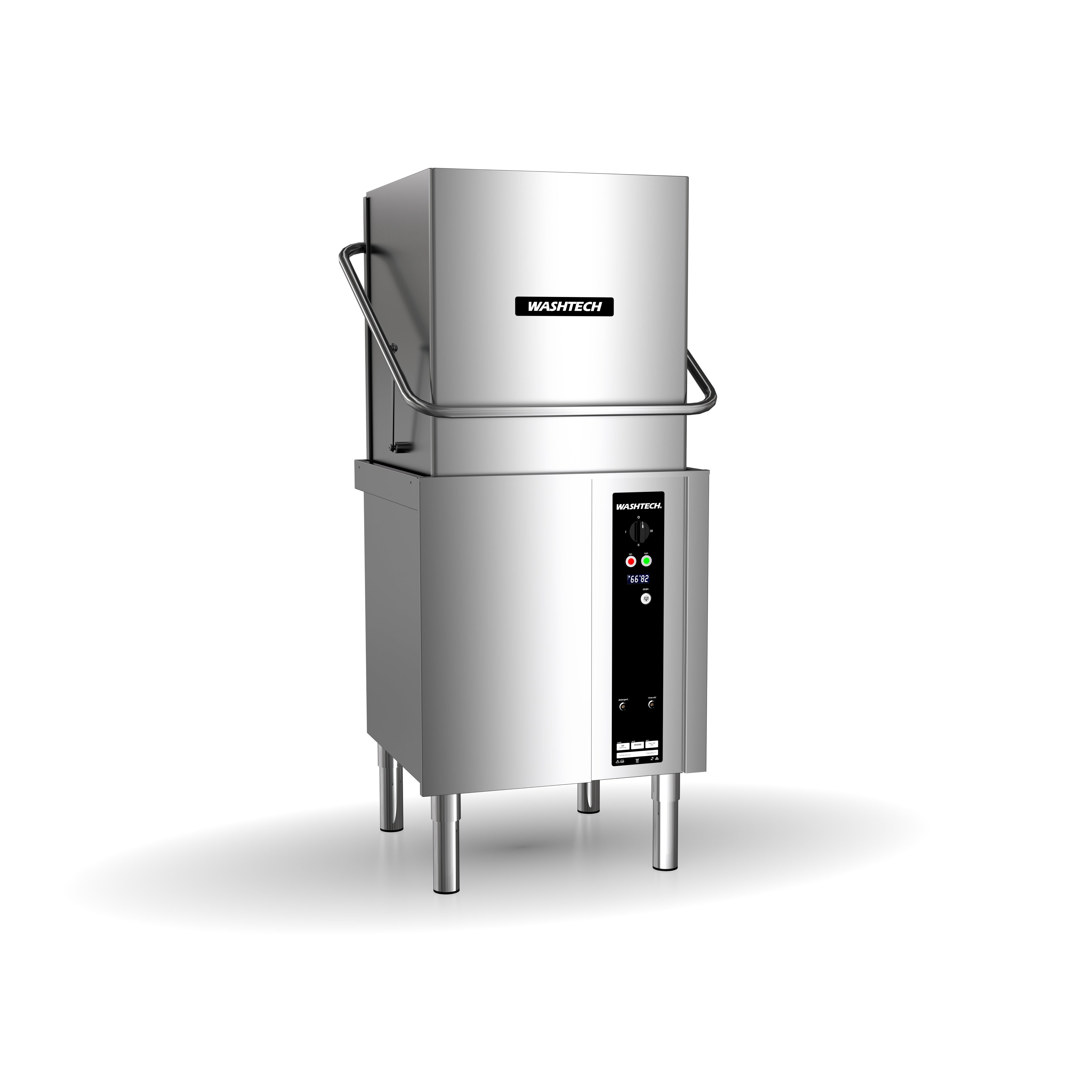 Washtech Passthrough Dishwasher 500mm Rack XP