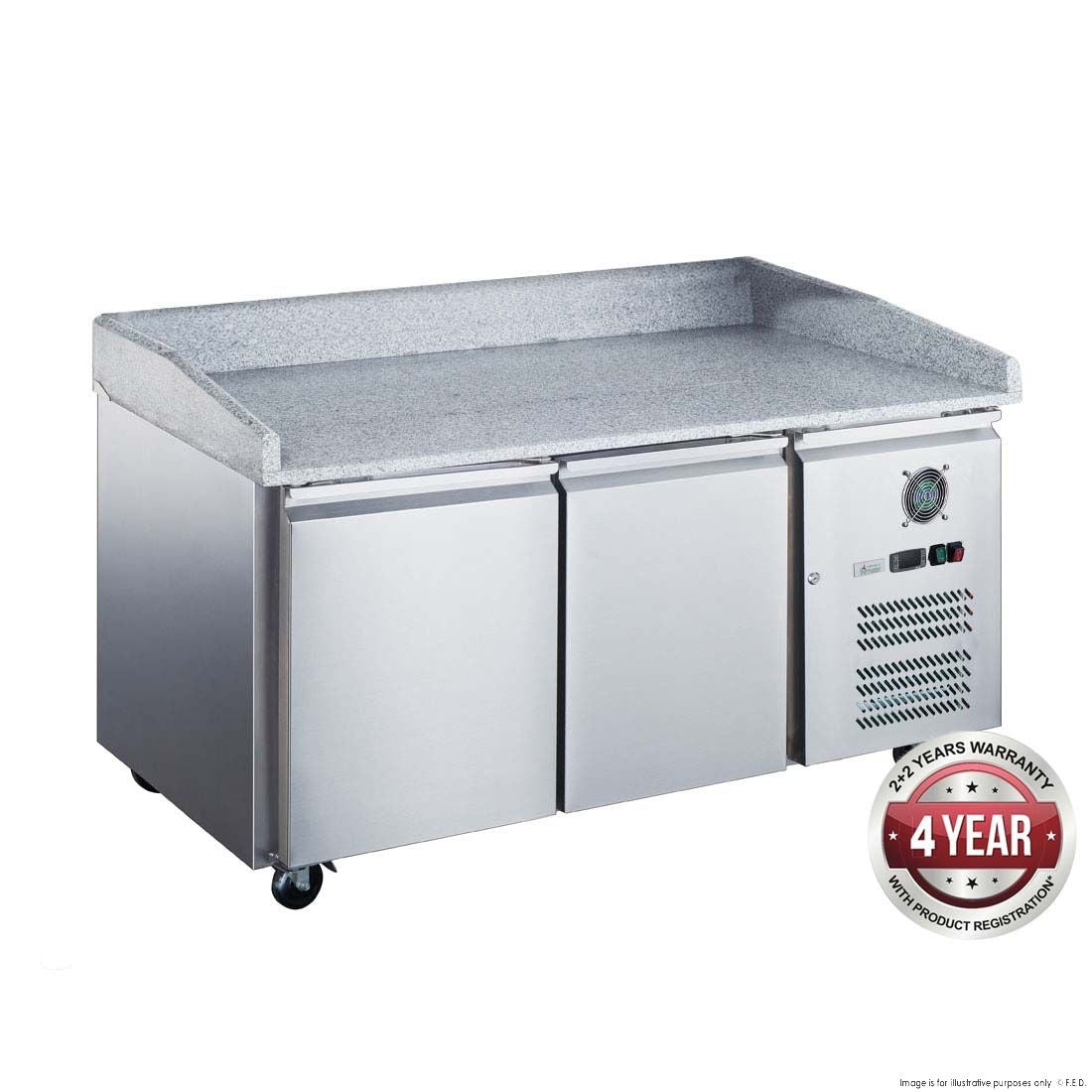 F.E.D. FEDX Two Door Standard Saladette XPZ2600TN Mattys