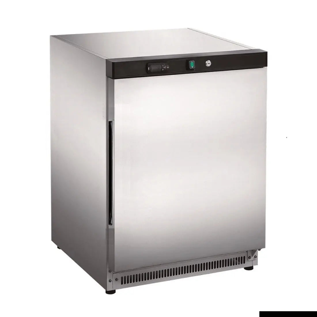 F.E.D Thermaster-XR200SS Stainless Steel Upright Static Fridge Mattys