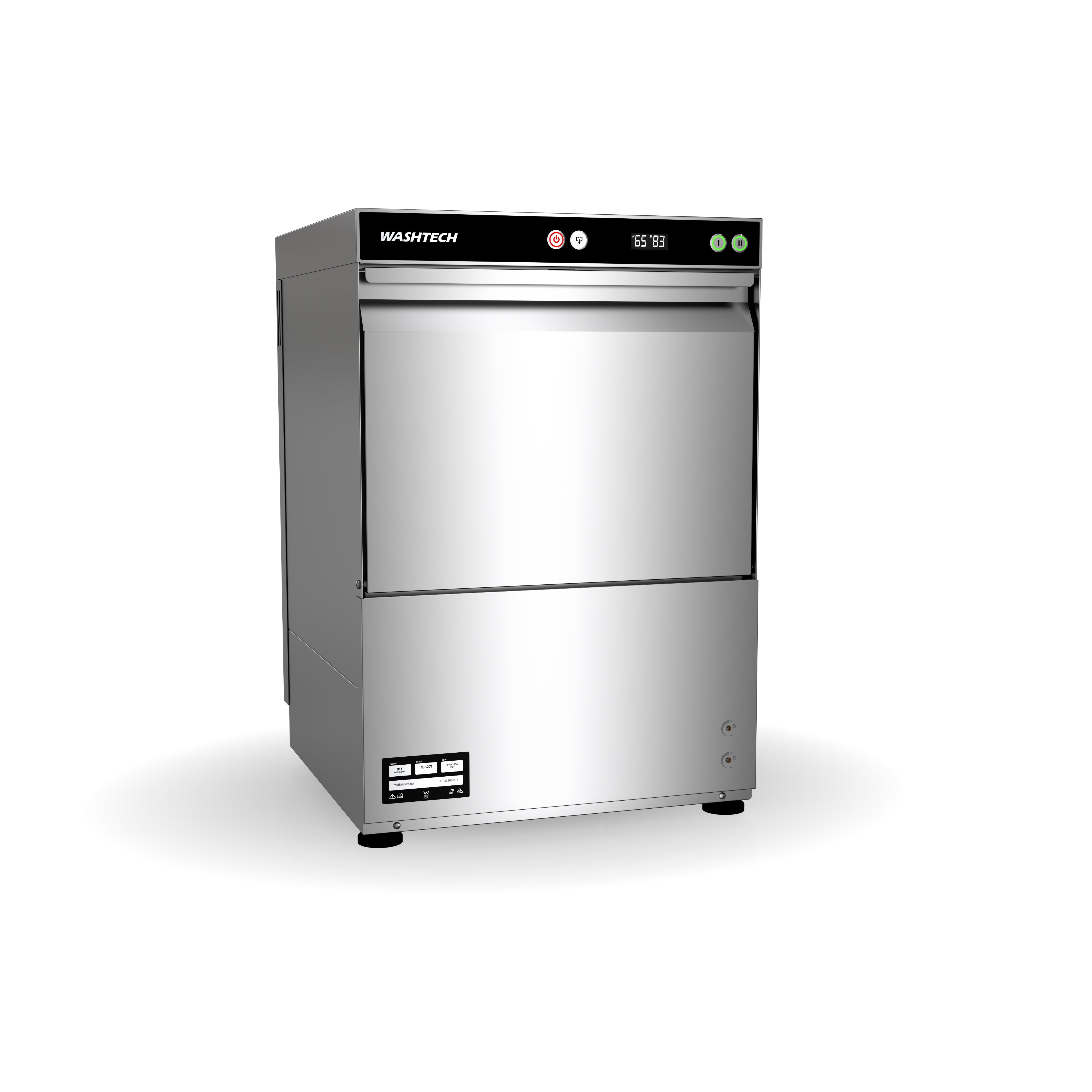 Washtech Undercounter Dishwasher 500mm Rack XU