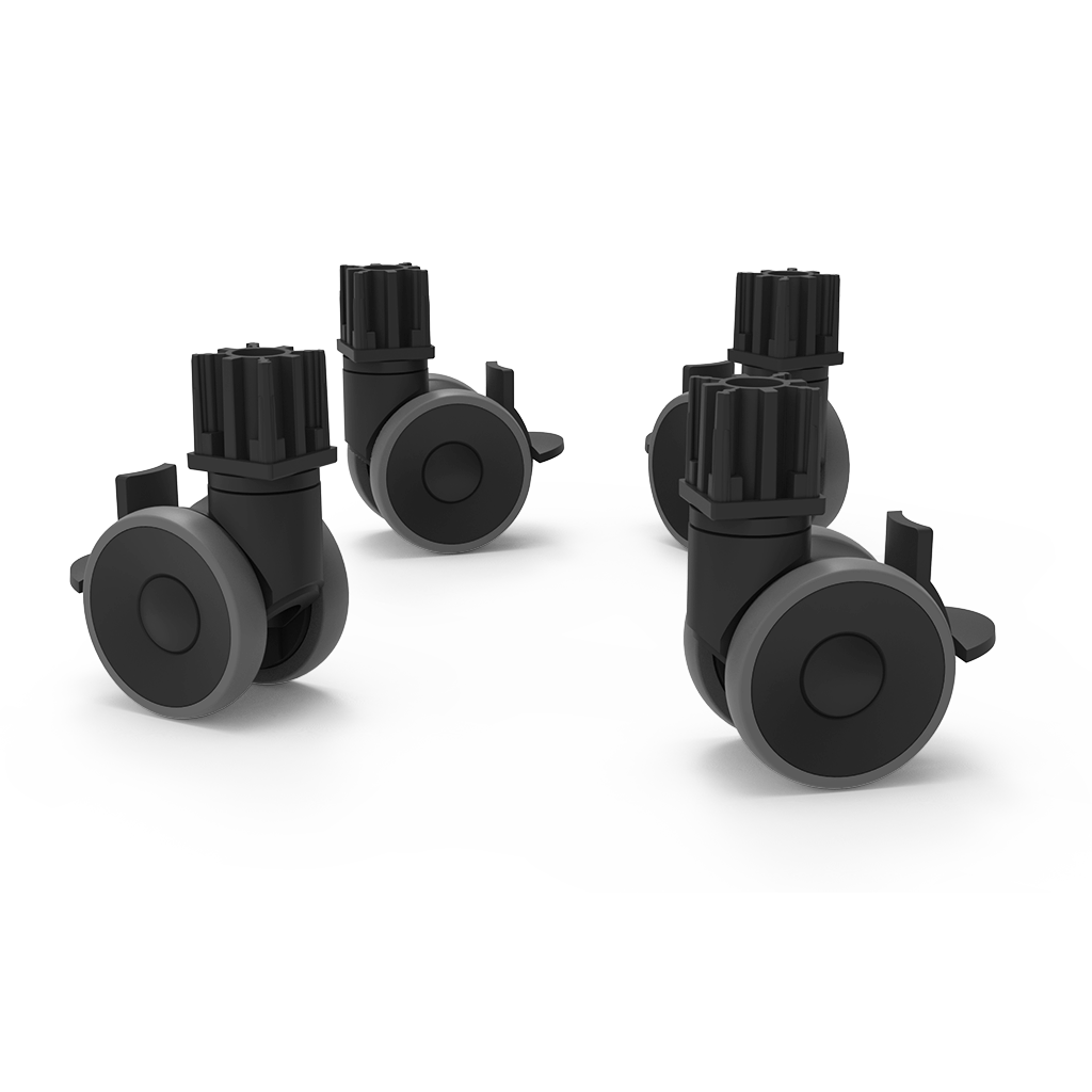 UNOX Revolving caster with brake (XUC225) β a commercial kitchen equipment accessory, supplied by Matty's.