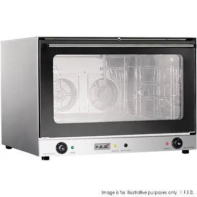 F.E.D. ConvectMax -YXD-8AE-Heavy Duty Stainless Steel Convection Oven w/ Press Button Steam Mattys