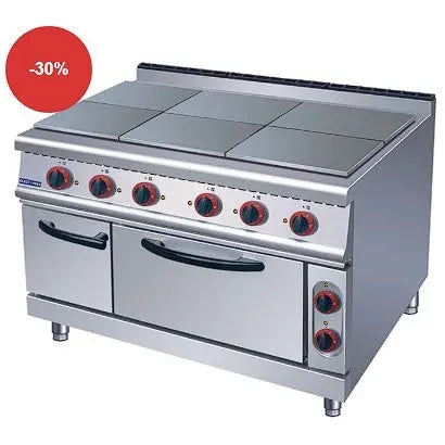 F.E.D Cook Tops ELECTMAX 6 hotplates with oven ZHTT6C Mattys