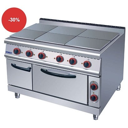 ZH-TT-6C ELECTMAX - 6 hotplates with oven Mattys