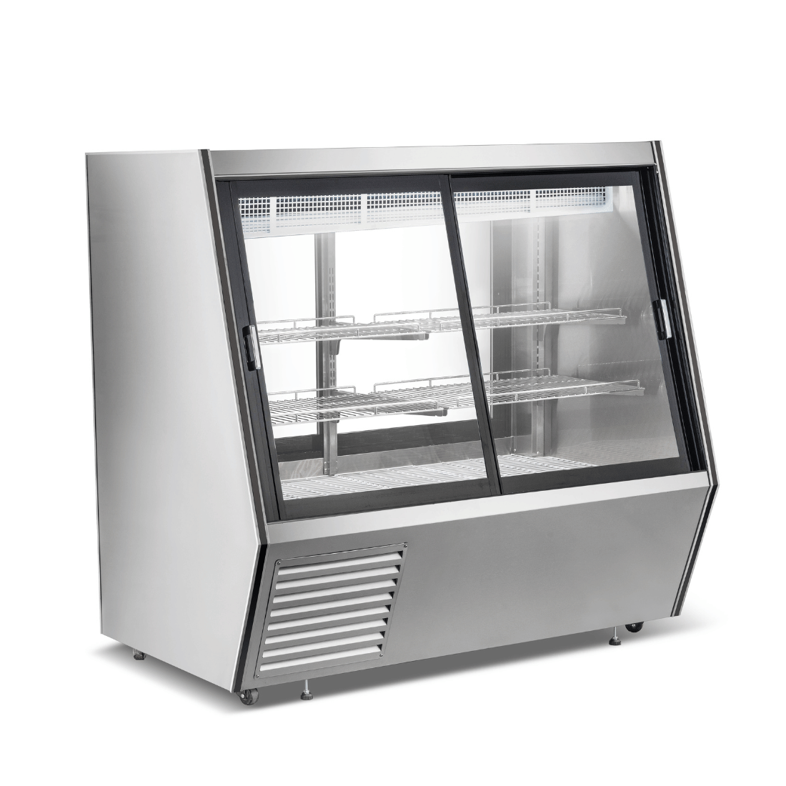 Bonvue Dual-Access Refrigerated Deli, Meat and Seafood Display Case - AMS-15DD Mattys