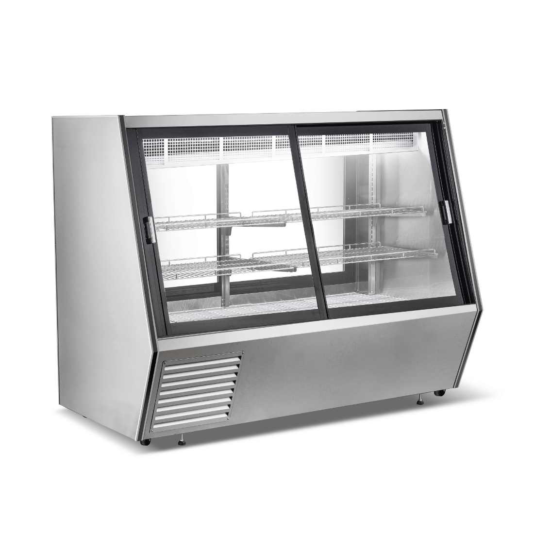 Bonvue Dual-Access Refrigerated Deli, Meat and Seafood Display Case - AMS-18DD Mattys
