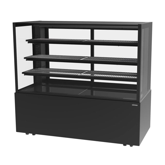 Airex Freestanding Heated Square Food Display - AXH.FDFSSQ.15 Airex