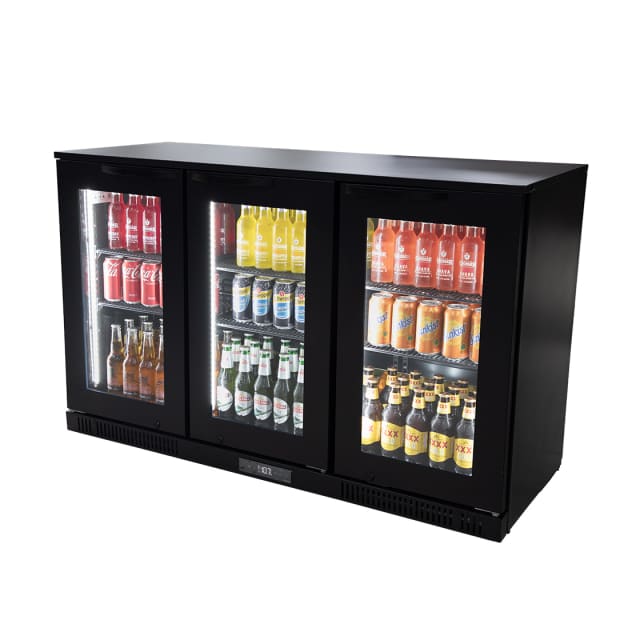 Airex 3 Door Refrigerated Compact Back Bar - AXR.MEBBC.3D Airex