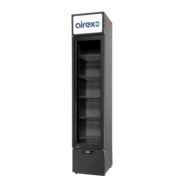 Airex Single Door Upright Slimline Refrigerated Merchandiser Airex