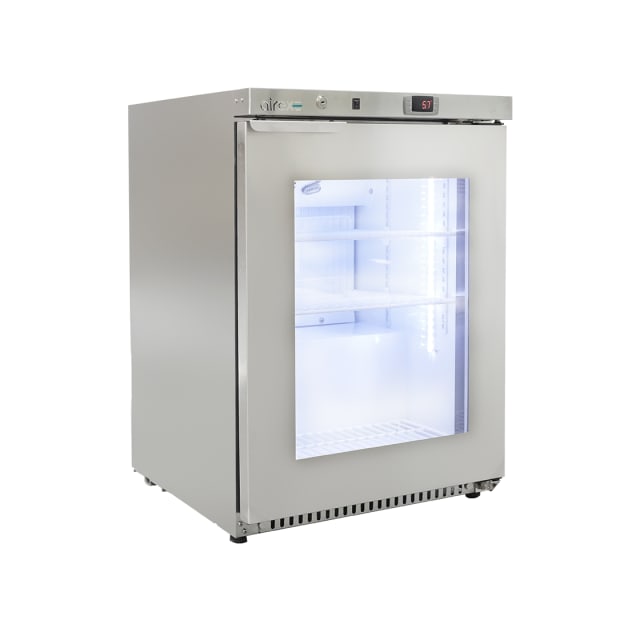 Airex Single Glass Door Undercounter Refrigerated Storage - AXR.UC.1G Airex