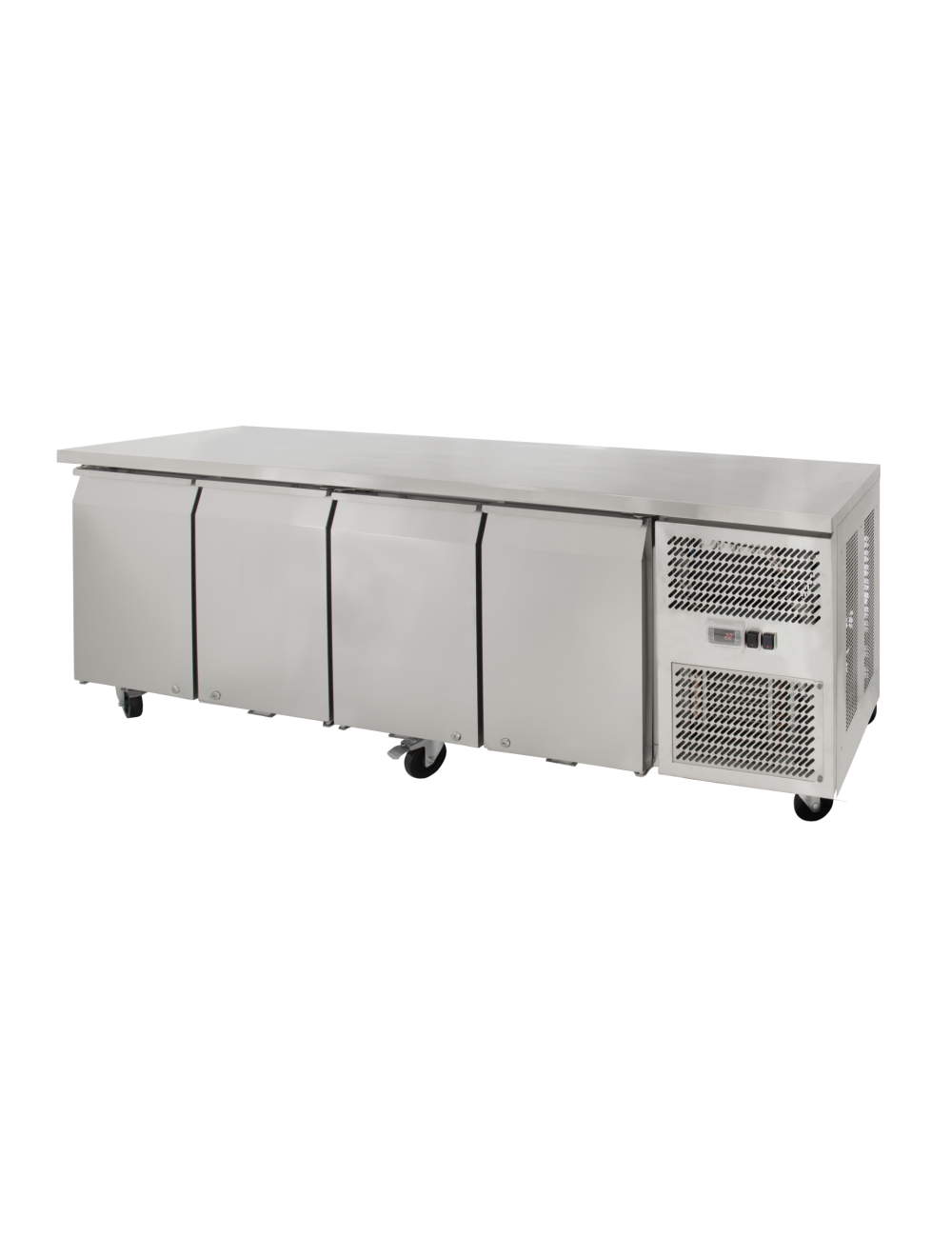Airex Countertop 4 Solid Door Fridge with Height Increase Spacer - AXR.UCGN.4.900H Airex