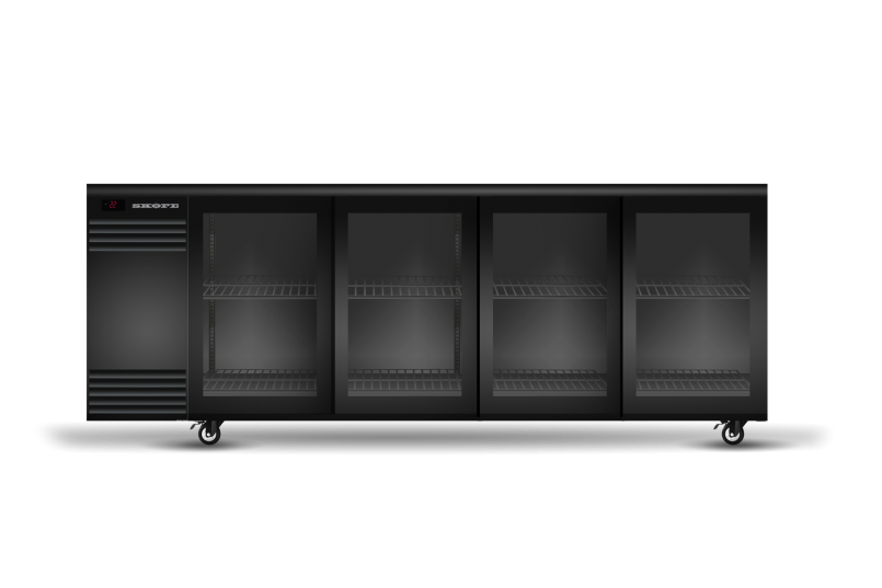 SKOPE | BackBar 4 Glass Sliding Door Fridge | BB.4.GSL.r SKOPE