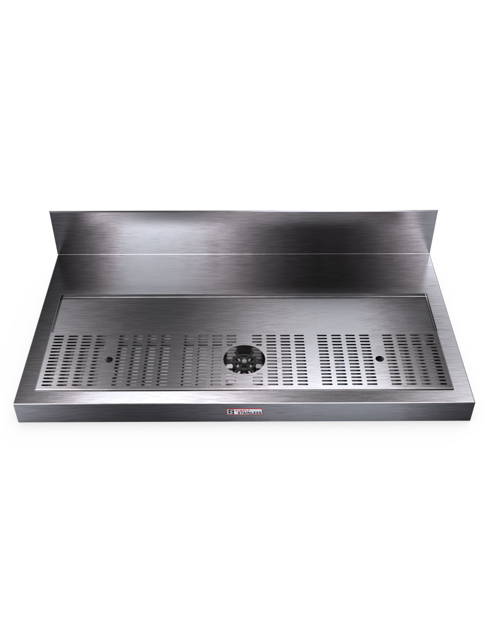 Simply Stainless Standard Beer Station with Glass Rinser (600 Series) - 1300mm - SBM.BS.GR.1300 Simply Stainless