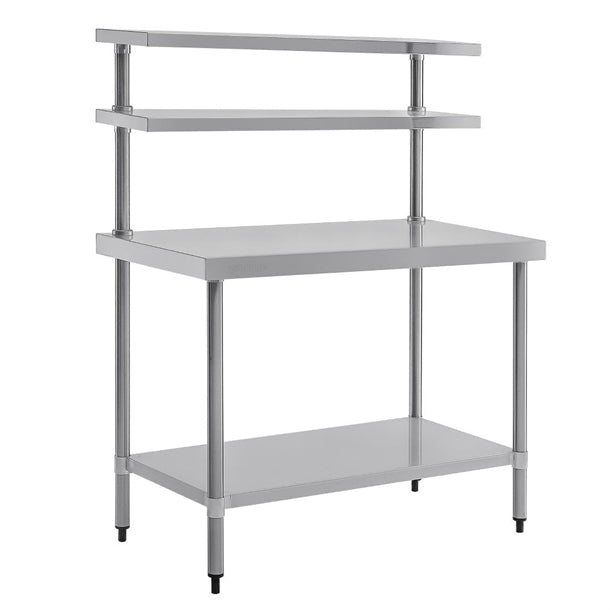 Benches Vogue Stainless Steel Prep Station 1200x600mm - CC359 Vogue