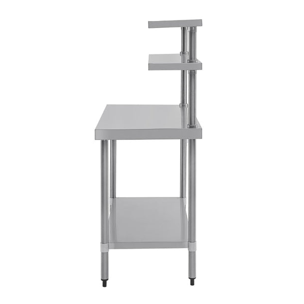 Benches Vogue Stainless Steel Prep Station 1200x600mm - CC359 Vogue