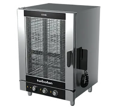 Turbofan Full Size 10 Tray Manual Electric Combi Oven - EC40M10 Mattys