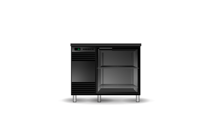 Skope ReFlex RF8.PPZ.4.SD - 4 Solid Door Pizza Preparation Fridge
