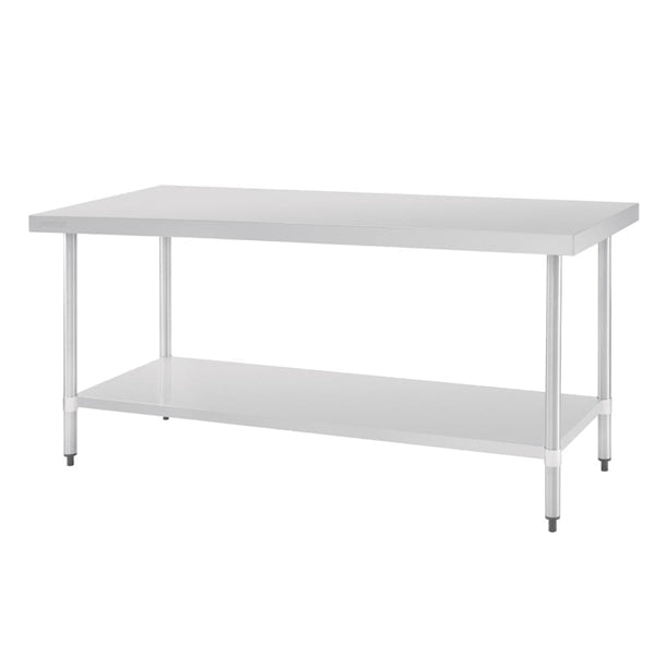 Shelving Vogue Stainless Steel Prep Table 1800mm - GJ504 Vogue