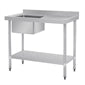 Sinks Vogue Single Bowl Sink R/H Drainer - 1000mm 90mm Drain - HC900 Vogue
