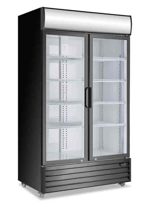 Atosa Double Glass Door Display Fridge - 1000 Litres - P1000WB-A Atosa