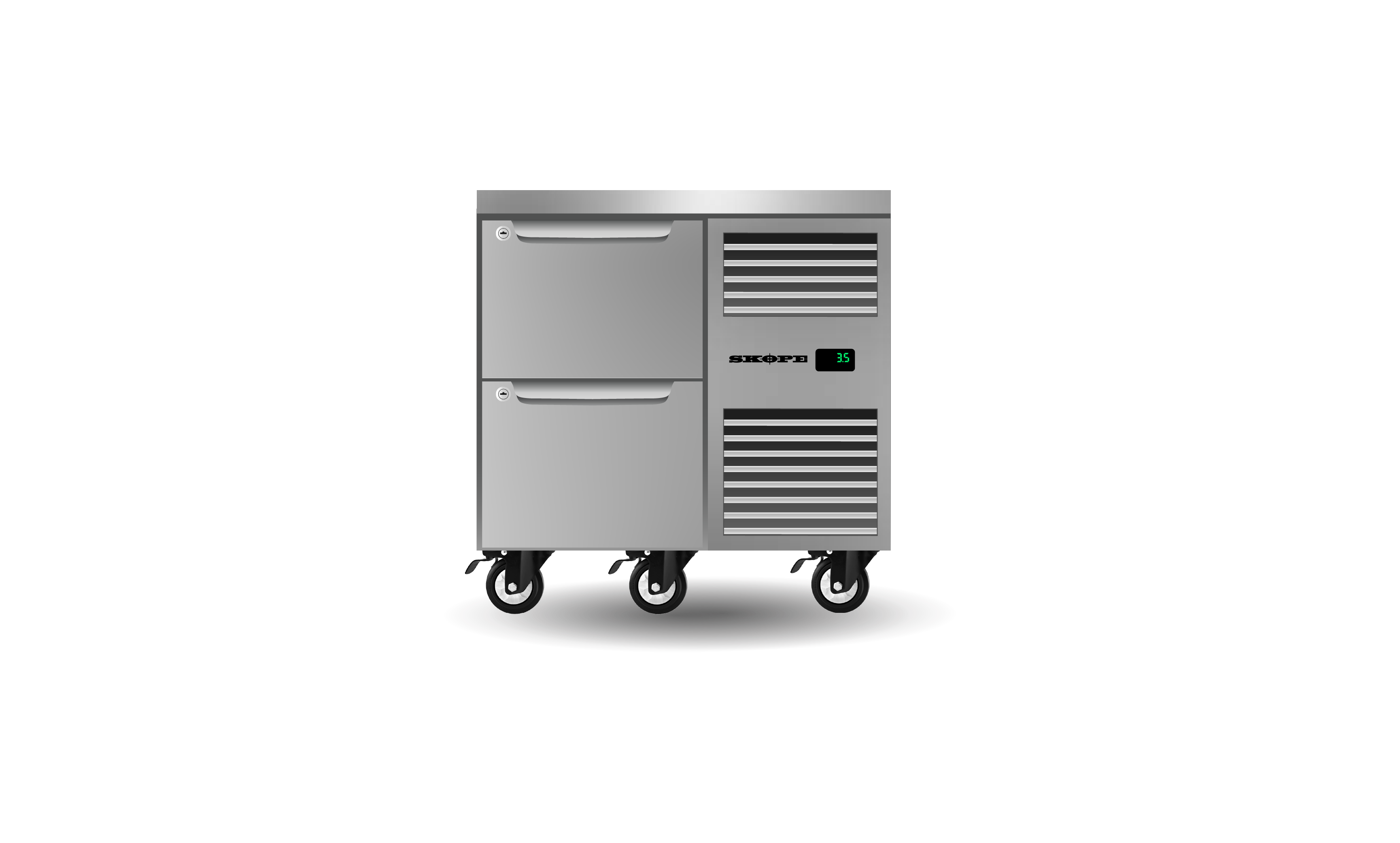 ProSpec 1 Bay GN 1/1 Underbench Storage Fridge
