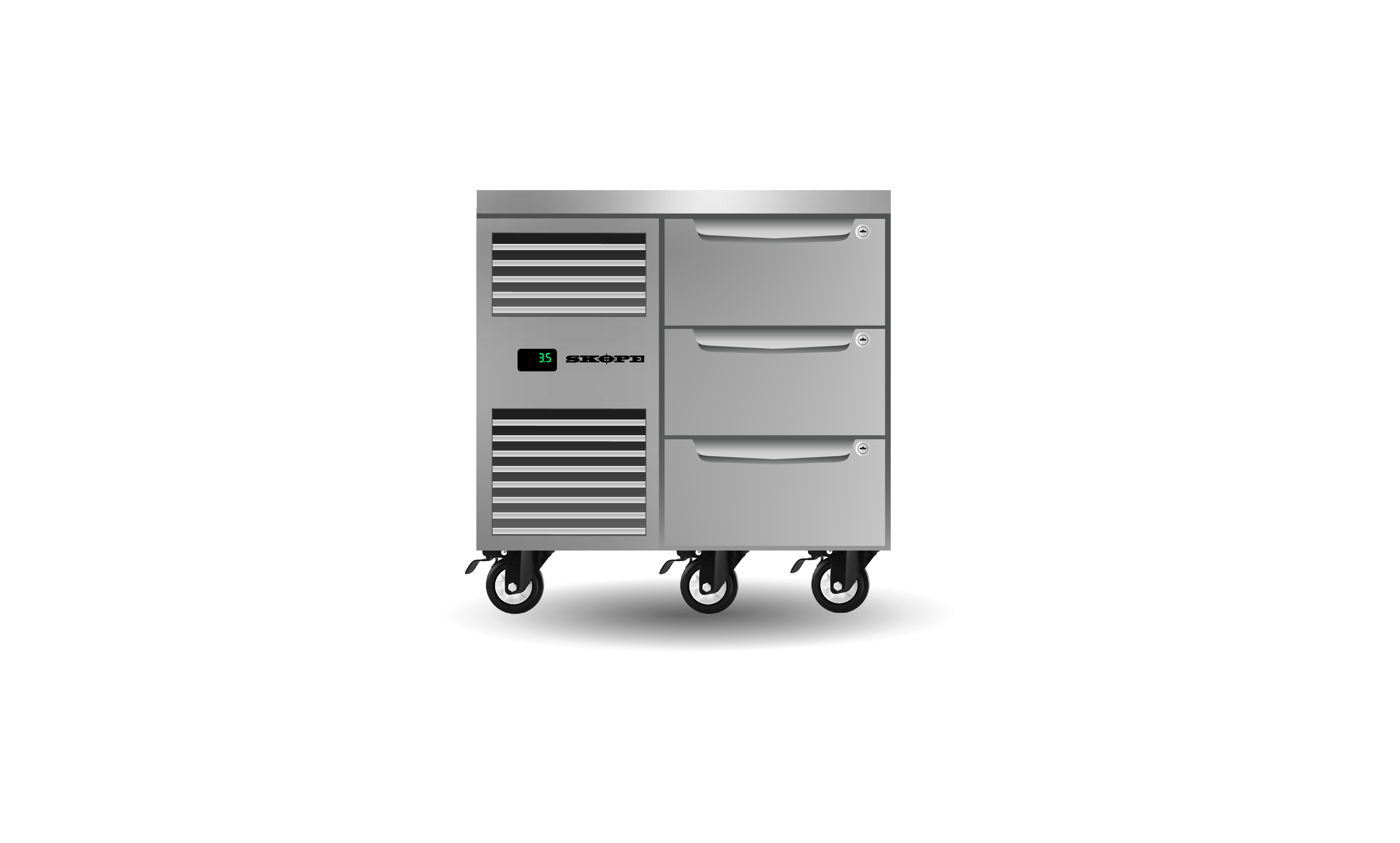 ProSpec 1 Bay GN 1/1 Underbench Storage Fridge