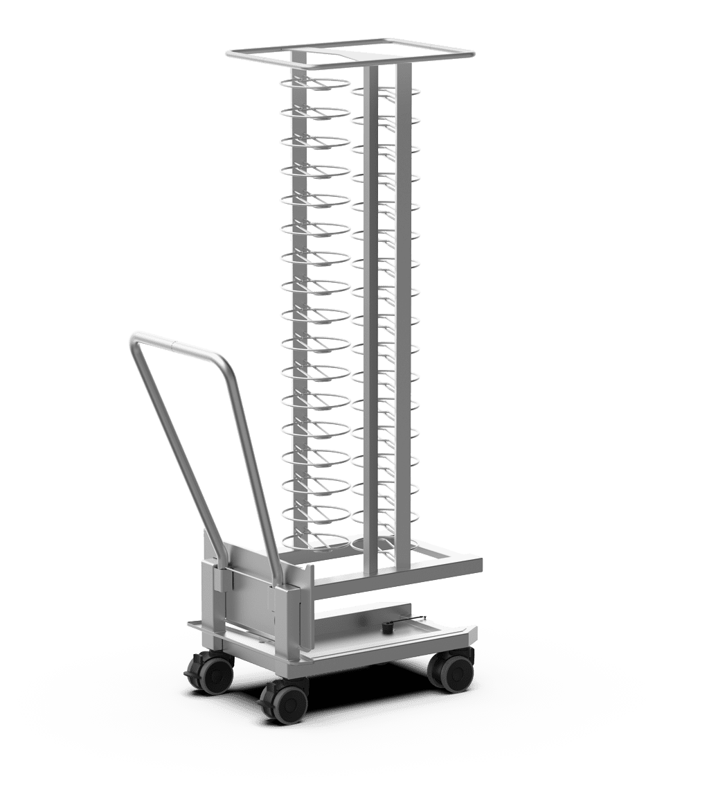 UNOX MIND.Maps GN 1/1 MOBILE 34 PLATE TROLLEY (XECTL-034P) β a commercial kitchen equipment accessory, supplied by Matty's.