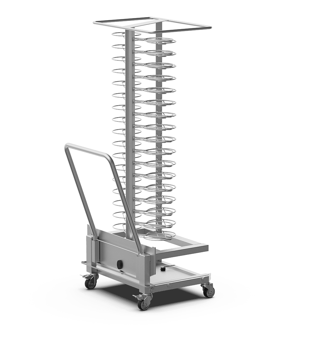 UNOX Mobile Plate Trolley (XEVTL-051P) — a commercial kitchen equipment accessory, supplied by Matty's.
