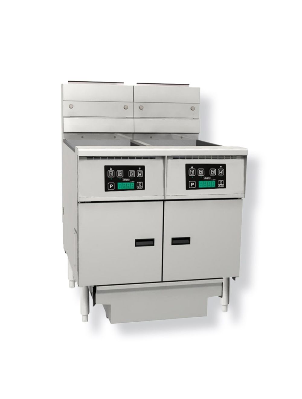 Anets Platinum 55 Series Gas 2 Fryer Filter Drawer System Digital Control - FDAGP255D Anets