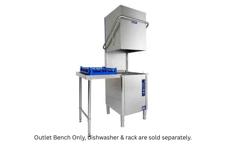 Simply Stainless Single Basket Dishwasher Outlet Bench (600 Series) - 600mm - SS37.600 Simply Stainless
