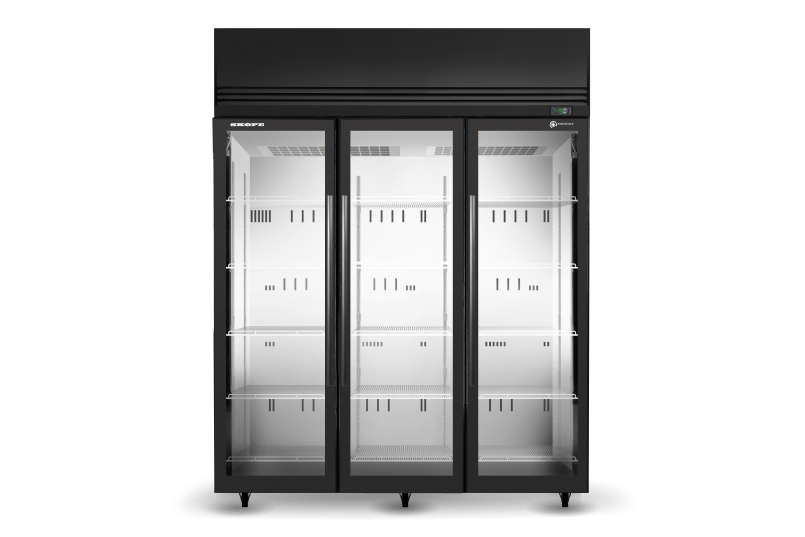 SKOPE | ActiveCore SKFT 3 Door Upright Display or Storage Freezer | SKFT1500N-A SKOPE