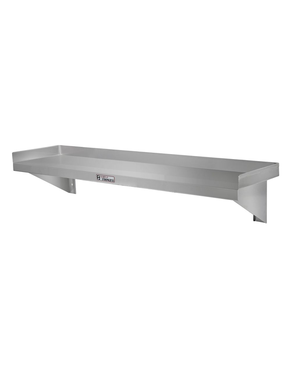 Simply Stainless Wall Shelves 1200mm Wide - SS10.1200 Simply Stainless