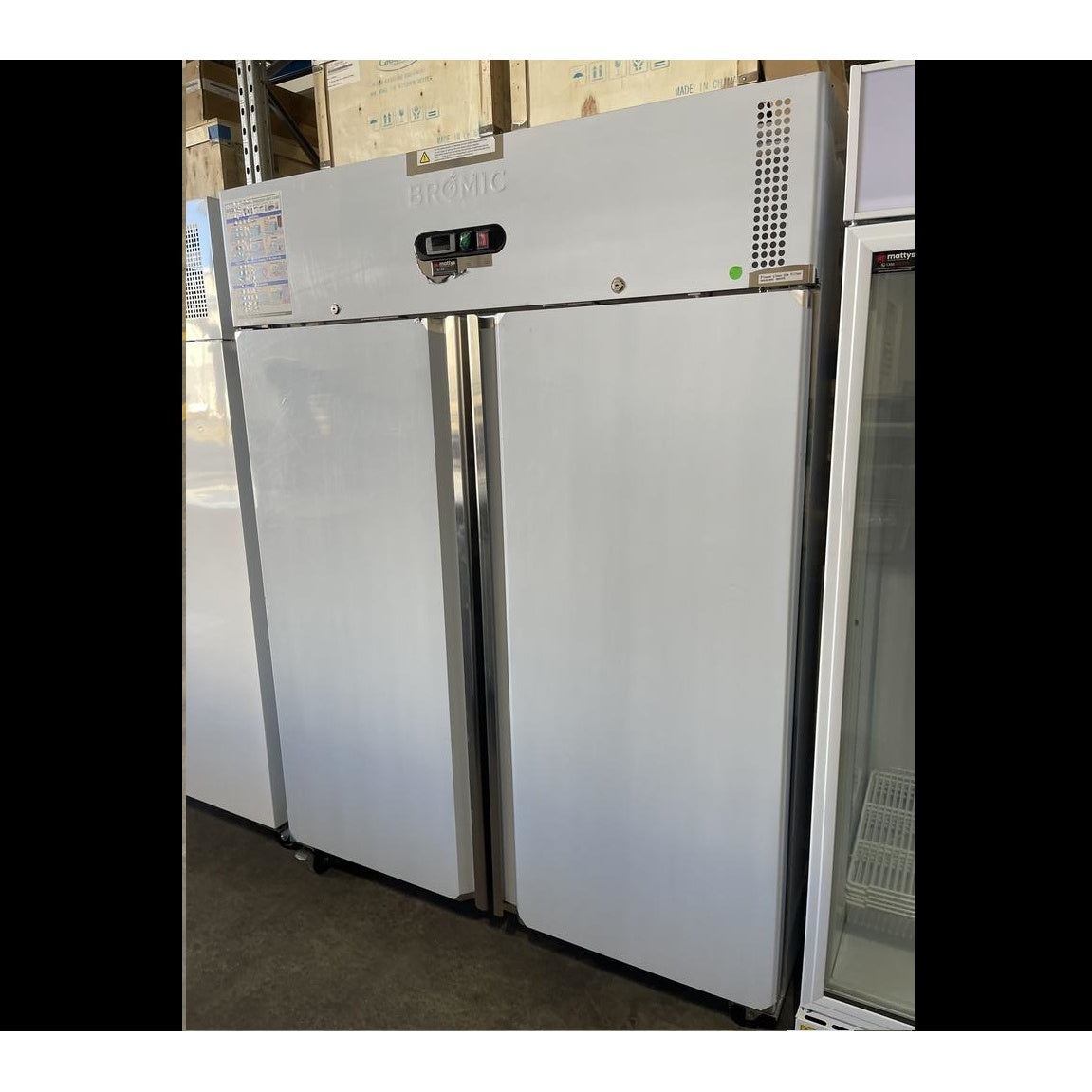 Bromic UC1300SD 1300L 2 Door SS Gastronorm Storage Chiller - ss-UC1300SD-1 Mattys