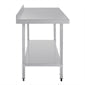 Shelving Vogue Stainless Steel Prep Table with Splashback 1500mm - T382 Vogue
