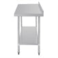 Shelving Vogue Stainless Steel Prep Table with Splashback 1800mm - T383 Vogue