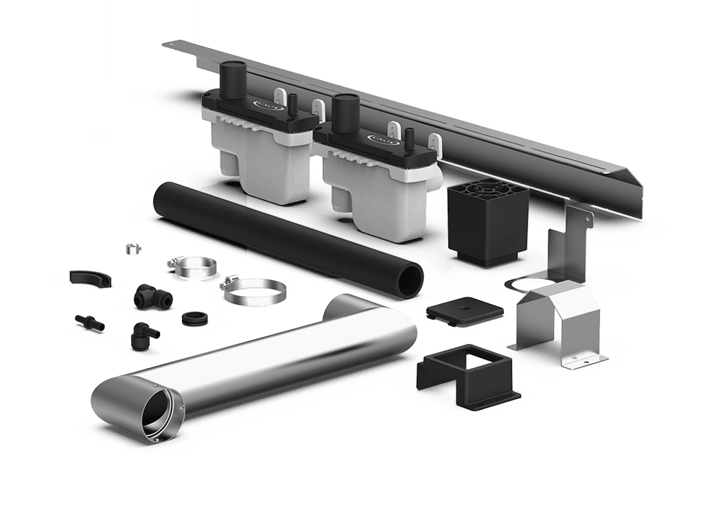 UNOX Stacking Kit ELECTRIC (XEAQC-00E2-E) — a commercial kitchen equipment accessory, supplied by Matty's.