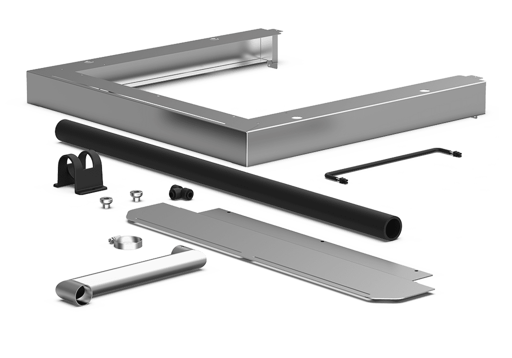 UNOX Double Stack Installation Kit (XWKQT-04EF-E) — a commercial kitchen equipment accessory, supplied by Matty's.