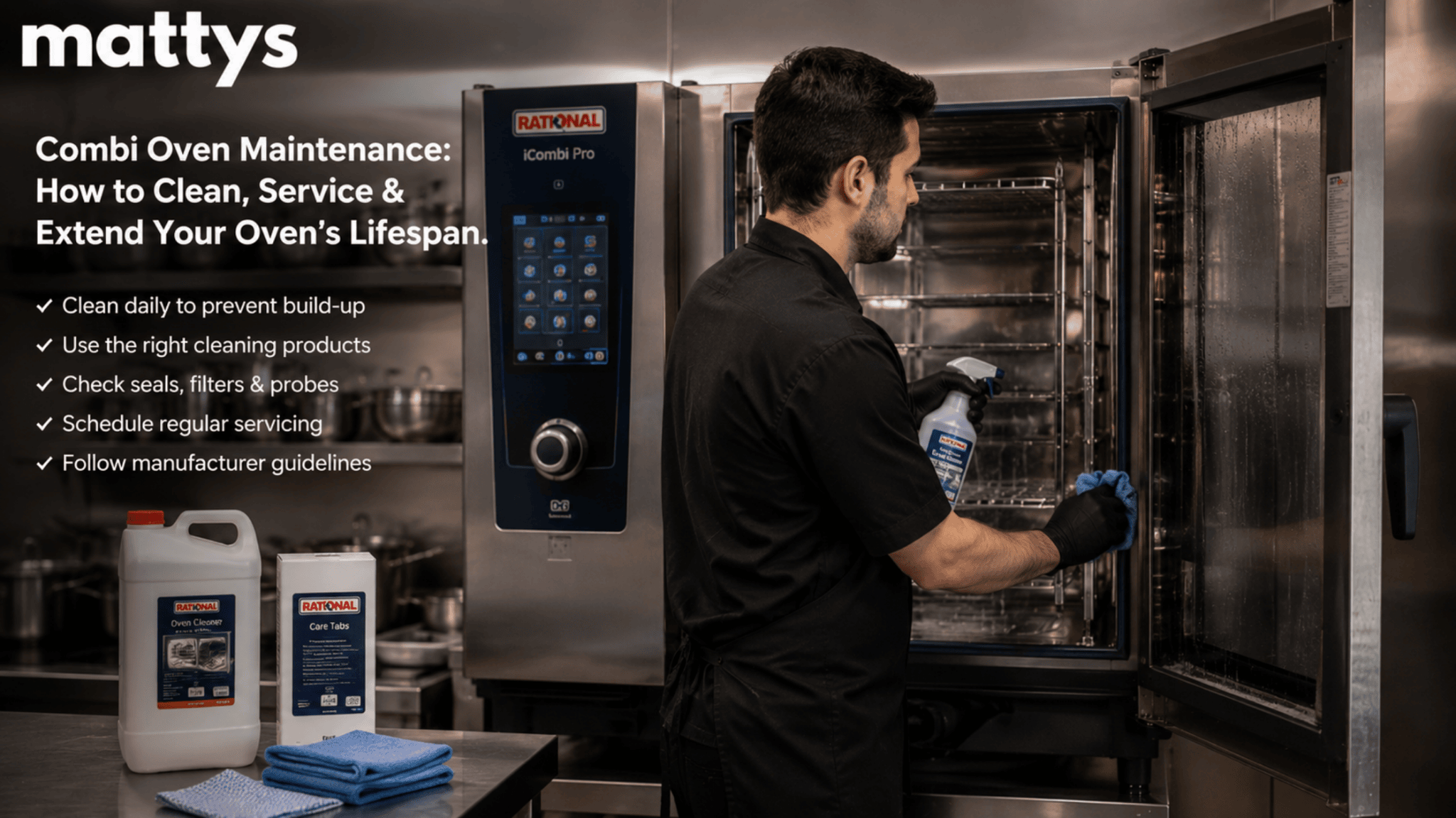 Combi Oven Maintenance: How to Clean, Service & Extend Your Oven's Lifespan Mattys