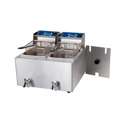 Birko Fryer 1001004 - Double 8L - with Tap Mattys