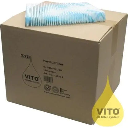 Vito | 100112 | Vito Oil Filters - V30 Filters 250 X 180 X 230mm Box Of 100 Mattys
