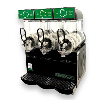 BRAS FBM3 Black Slushie Machine 3 x 10L Mattys