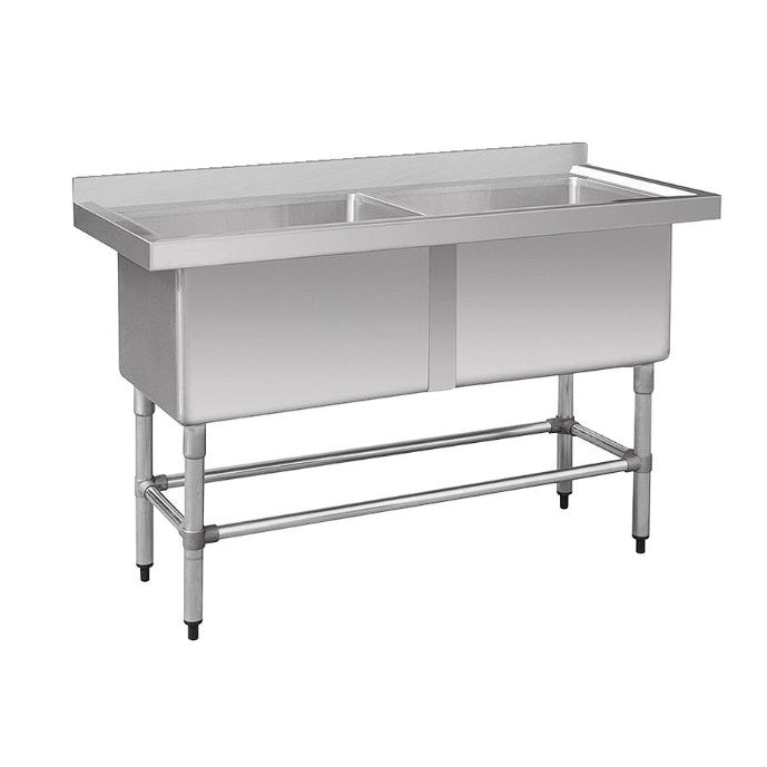 F.E.D. Modular Systems 1410-6-DSB Stainless Steel Double Deep Pot Sink Mattys