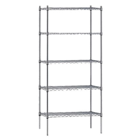 Atlas | 21367EPL5 | 5 Shelf Wire Shelving Kit - 915mmX535mm Mattys