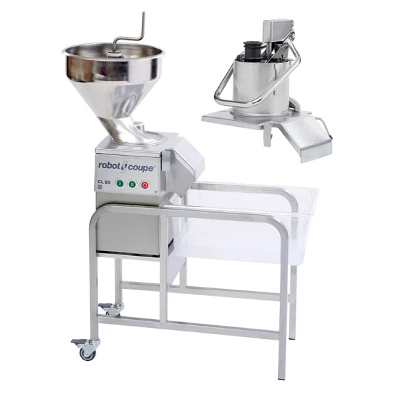 Robot Coupe Vegetable Preparation Machine 750W CL55 2 Heads Single PH