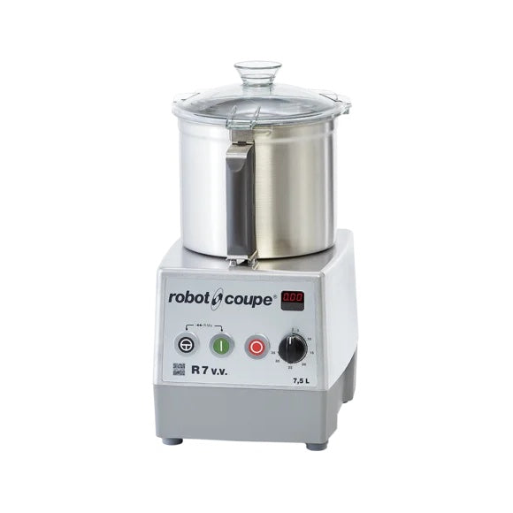 Robot Coupe Cutter Mixer 7.5L 1500W Variable Speed Stainless Steel R7 V.V.