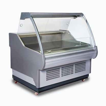 Bromic Curved Glass Deli Display - 1330mm 3335636